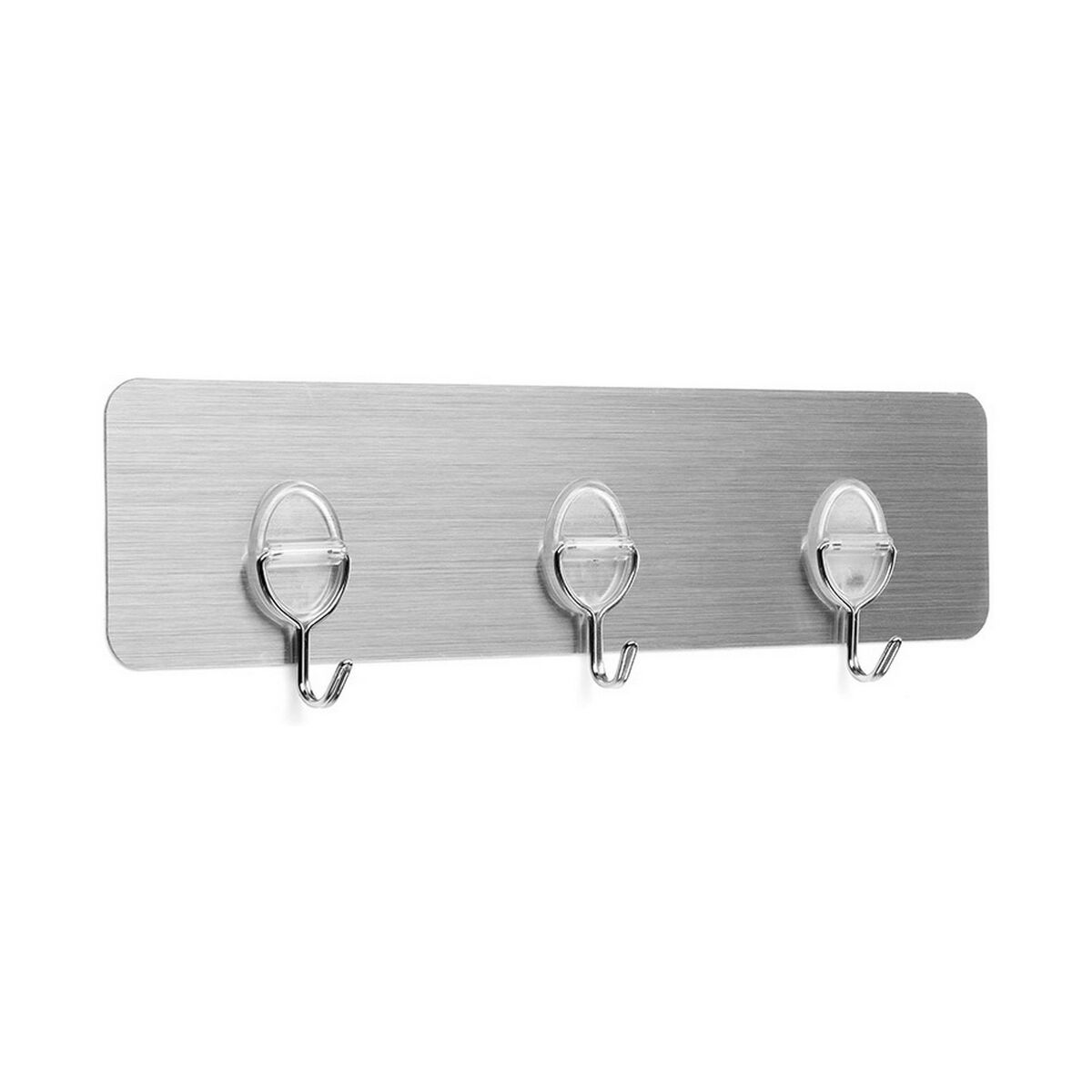 Bengaleiro de parede Inofix Cromado 81 x 290 x 22 mm Metal